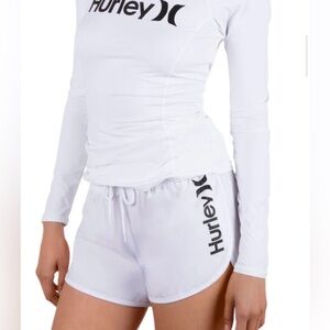 NEW HURLEY PHANTOM WOMEN’S SWIM BOARD SHORTS OAO with 5 inch inseam and pockets